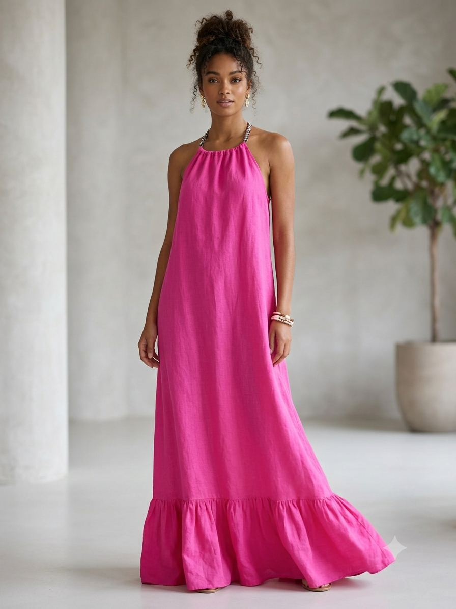 Runway Long Backless Dress