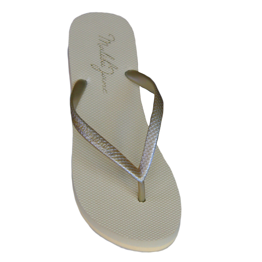 Ventura Flip Flop Nude Gold