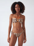 Savannah twisted padded bandeau top