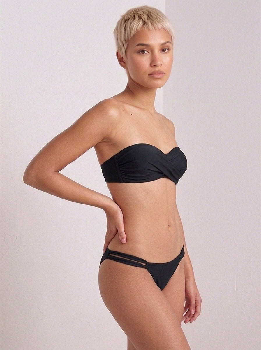 Marrakesh Solid Loop Bikini Brief Bottom